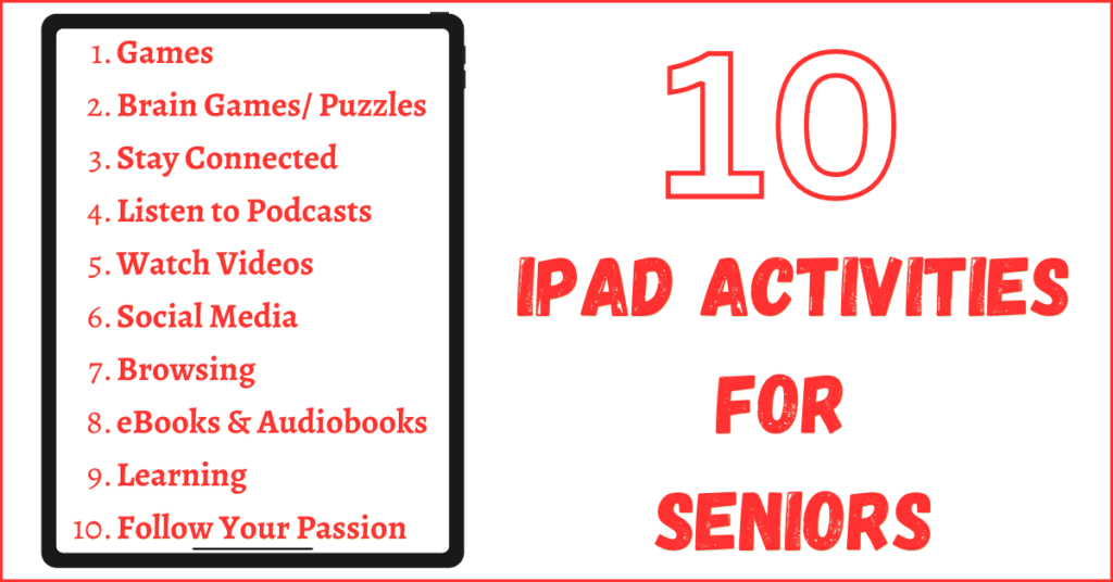 iPad activities for seniors